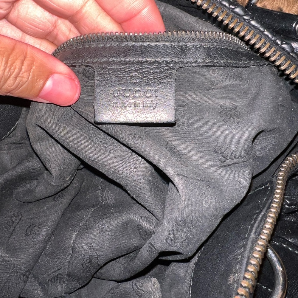 Authentic Black Gucci Galaxy Hobo Bag - Picture 5 of 10